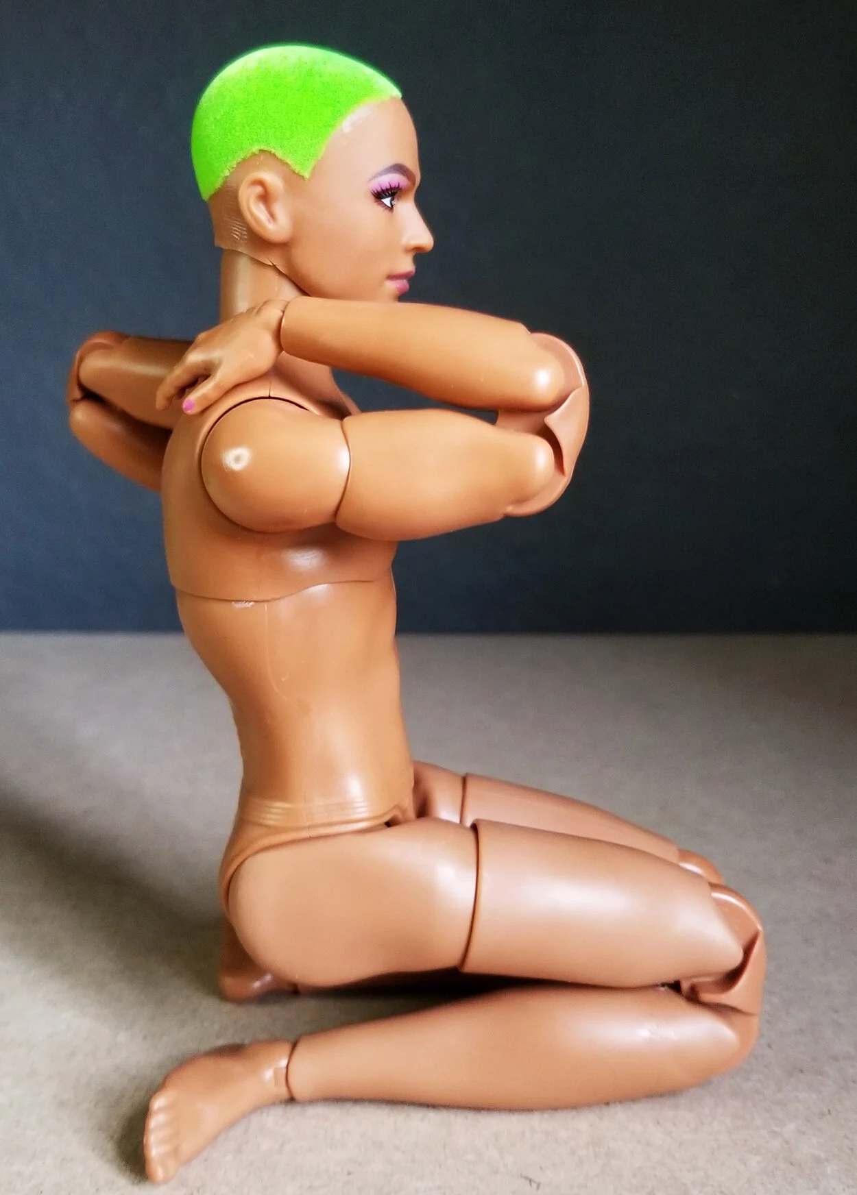 Made to Move Ken (green hair) BMR1959 — Plastically Perfect